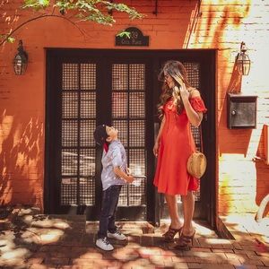 Midi Strapless dress